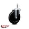 Service Caster 5'' Hard Rubber Wheel Swivel 7/16'' Grip Ring Stem Caster SCC-GR20S514-HRS-716138 - alternate 4